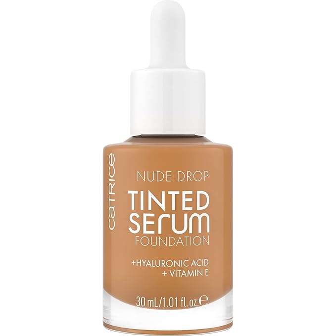 Catrice | Nude Drop Tinted Serum Foundation | Lightweight, Hydrating, Buildable Coverage | Enriched with Hyaluronic Acid & Vitamin E | Vegan & Cruelty Free (075C)-BrightBean Baby