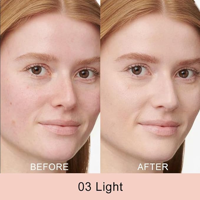 Kaely Color Correcting Concealer,Cream Pot Concealer Full Coverage,under Eye Concealer Palette for Conceals Dark Circles,Waterproof Foundation Face Makeup,03 Light-BrightBean Baby