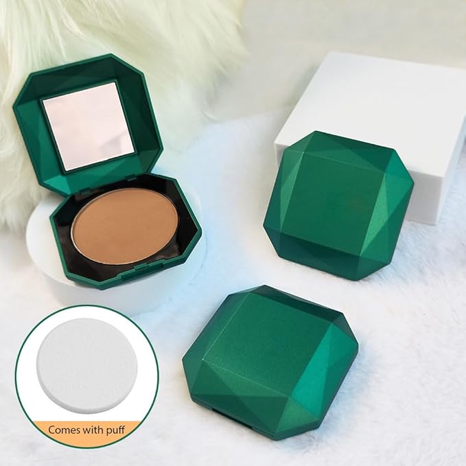 Pressed Matte Face Powder Makeup & Setting Powder for Poreless Wrinkle Blurring Contour Concealer Finishing,Lightweight,High Coverage,Shine Control, N.W 10g (04)-BrightBean Baby