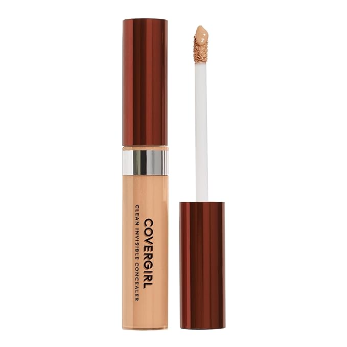 COVERGIRL Clean Invisible Lightweight Concealer Honey, .32 oz-BrightBean Baby