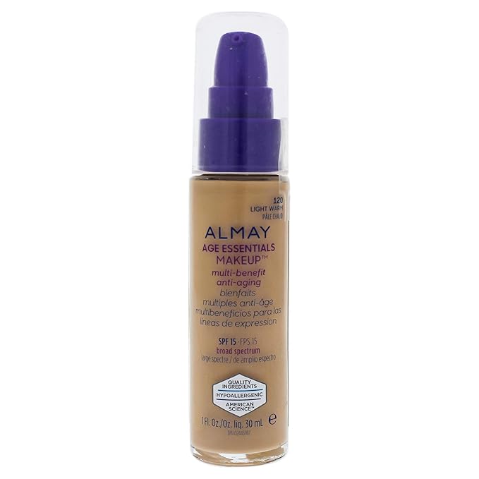 Almay Age Essentials Makeup, Light Warm-BrightBean Baby