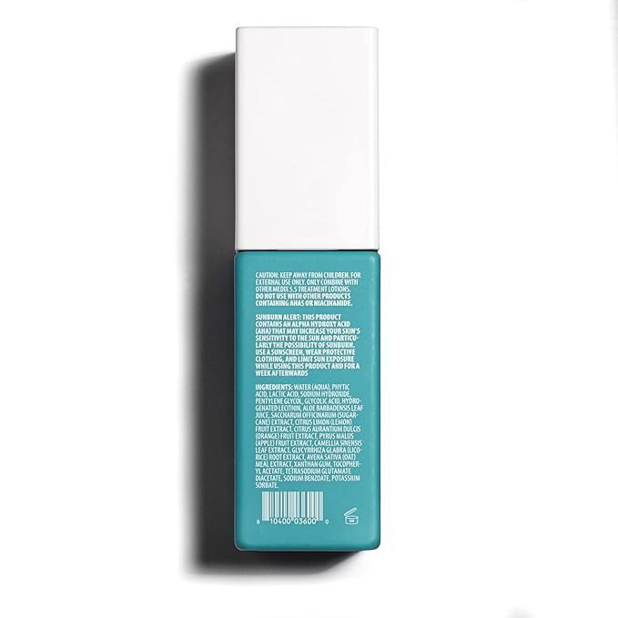 Medix 20% Glycolic Acid Booster + Exfoliating Body Wash Cleanser Skin Care 2PC Set | AHA Exfoliant Body Wash + Body Serum Both Refine + Soften Dead Dry Skin, Bumps, Wrinkles, & Fine Lines, Bundle-BrightBean Baby