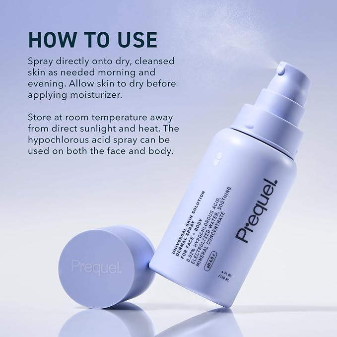 Skin Universal Skin Solution Hypochlorous Acid Spray for Face and Body. HOCL Facial Cleanser and Dermal Spray with Electrolyzed Water and Mineral Complex. pH-Stabilized Skin Care. 4oz-BrightBean Baby