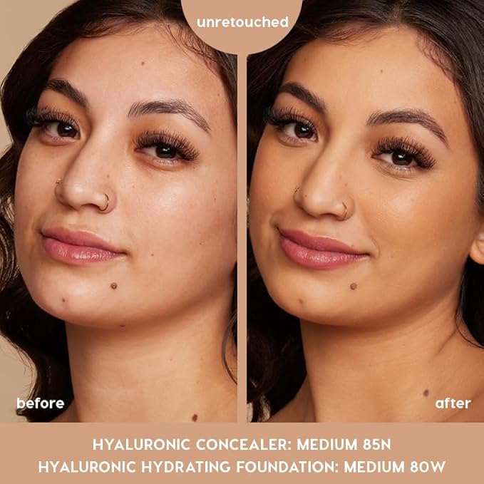 ColourPop Pretty Fresh Creamy Concealer - Full Coverage Concealer with a Natural Finish - Formulated with Hyaluronic Acid & Coconut Water for Instant Hydration - Medium - 90W (0.3 oz)-BrightBean Baby