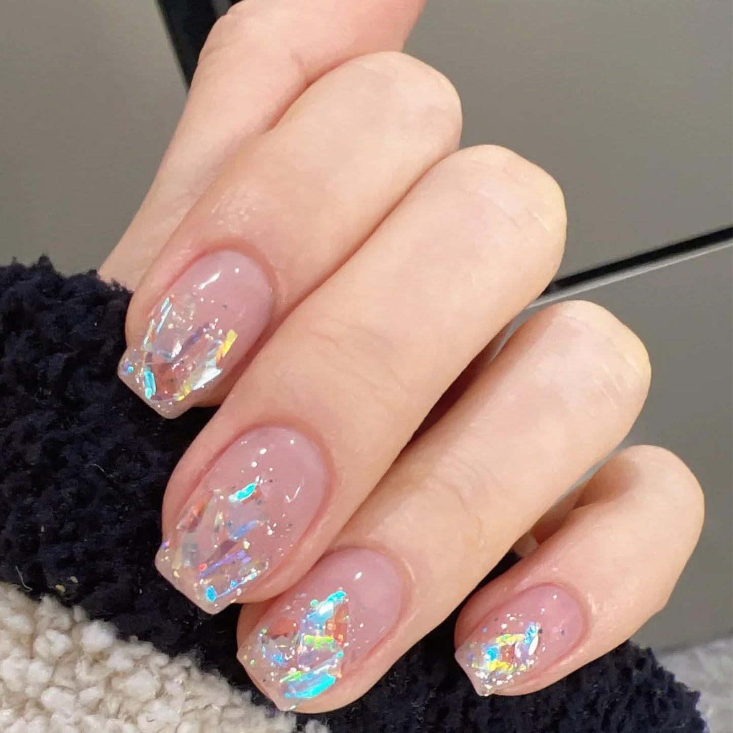 HNUIX Nail Rhinestones - 3D Multi Shape Size Crystal, Crystal Aurora Nail Gems, Flat Back, with Kit, for Nail Art, DIY Decorations-BrightBean Baby