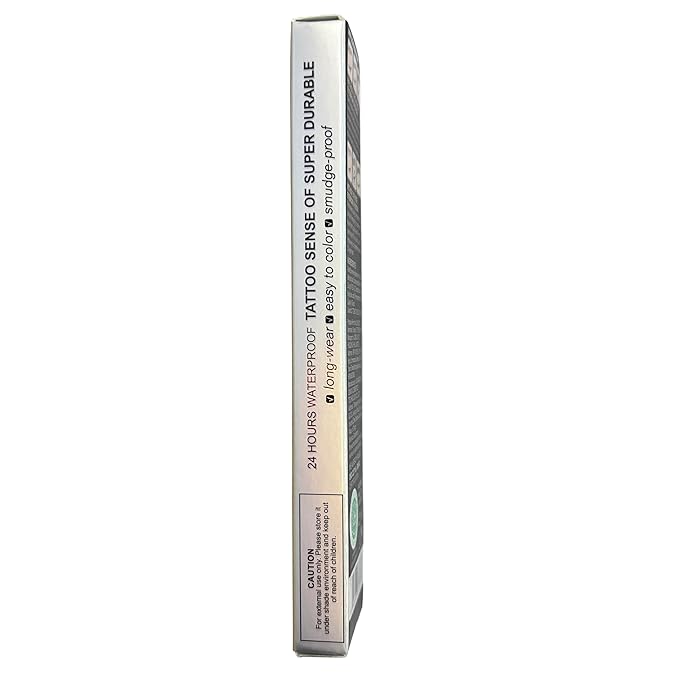 Music Flower Eyebrow Pencil, Liquid Eyebrow pen, Waterproof Brow Pen with Micro-Fork Tip, Fine Sketch Long Lasting Smudgeproof Microblading Pen - Chestnut