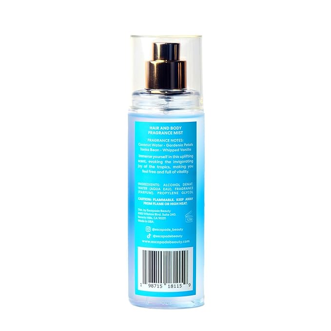 Soak It In Fragrance Body Mist (4.2oz) - Coconut water, Gardenia Petals, Tonka Bean, Whipped Vanilla-BrightBean Baby