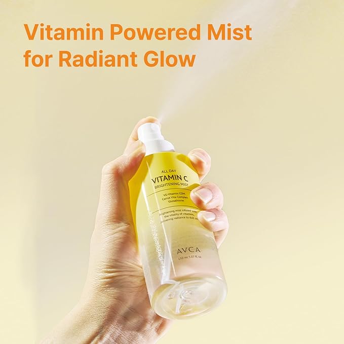 AVCA Vitamin C Face Mist – Hydrating & Brightening Spray for Glowing Skin (5.07oz)-BrightBean Baby