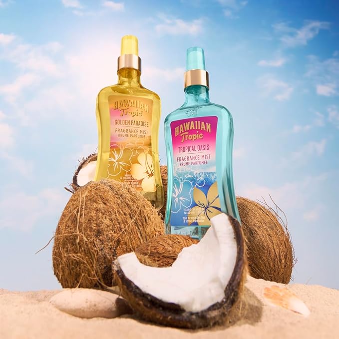 Hawaiian Tropic Golden Paradise Fragrance Body Mist 8.4 fl oz-BrightBean Baby