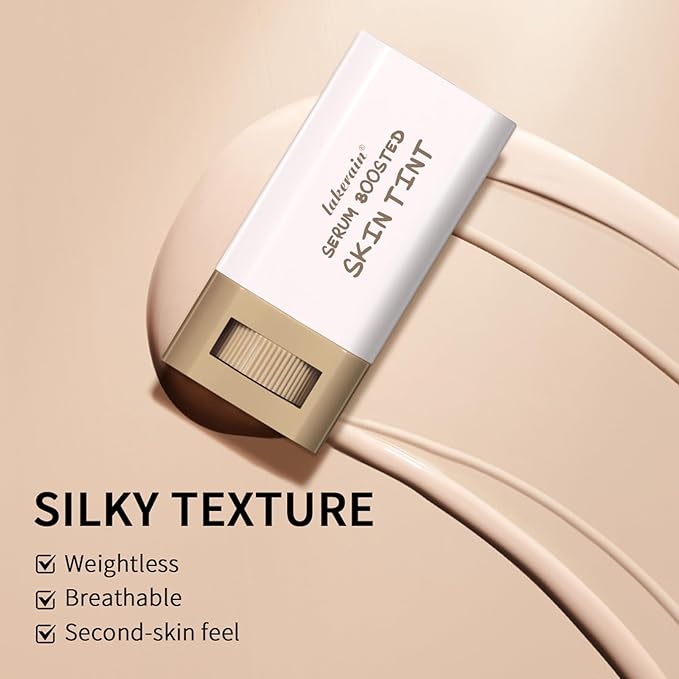 Beauty Balm Serum Boosted Skin Tint – Hydrating Tinted Moisturizer, Lightweight Solid Tinted Foundation Stick for Flawless, Sheer to Medium Coverage, Radiant & Dewy Finish, All-Day Wear (3#, 1)-BrightBean Baby