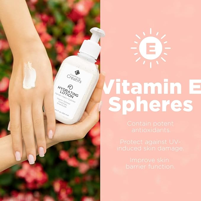 Hydrating Lotion for Dry Hands, Nails, and Cuticles, 8.5 fl. oz., Daily Moisturizing Skincare for Soft, Sensitive Skin with Shea Butter and Ceramides-BrightBean Baby