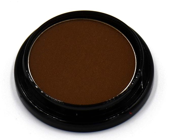 Chocolate Brown Chestnut Cocoa Matte Opaque Pressed Powder Single Vegan Eyeshadow; Talc, Paraben & Cruelty Free-BrightBean Baby