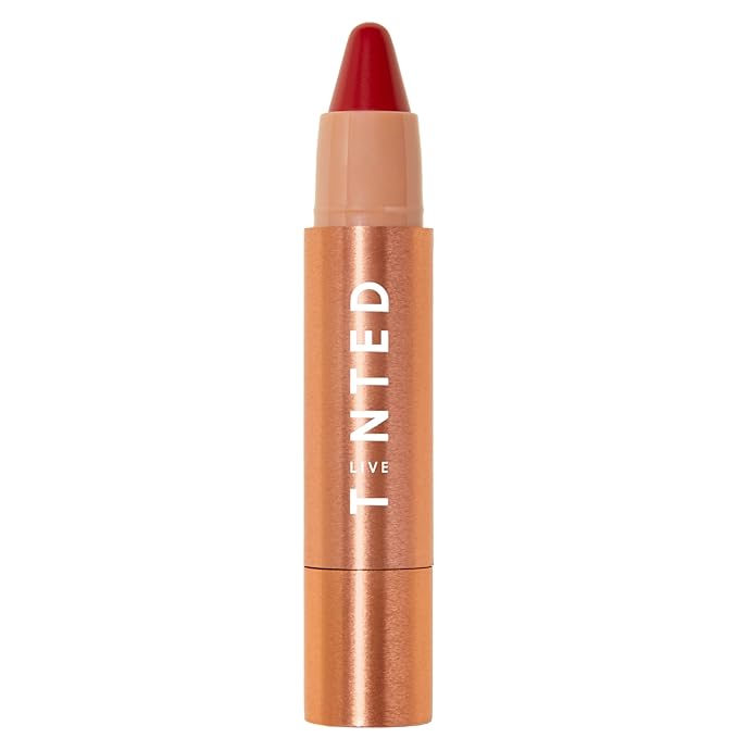 Live Tinted Huestick: All-over Color Corrector Multistick for Brighter, Balanced Skin, Works on Lips, Cheeks, And Eyes, Vitamins C+E Soothes, Heals & Nourishes Damaged Skin - Origin 3g / 0.1oz-BrightBean Baby