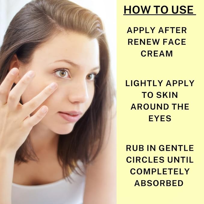 Revitalizing Under Eye Cream, Under Eye Brightener with Plant Based Actives that Boosts Collagen, Eye Cream for Dark Circles Diminishes Fine Lines and Creates Firm Radiant Skin, Eye Cream Anti Aging-BrightBean Baby