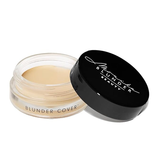 Monika Blunder Beauty - Blunder Cover Foundation, Concealer - Shade: 1.5 - Eins.5 - Very Fair, Yellow Undertones - Clean Beauty, All-In-One, Cruelty-Free, Vegan - 0.62 oz-BrightBean Baby