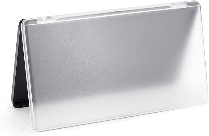 Magnetic Makeup Palette with Frosted Clear Top, 5 Pack Empty Eyeshadow Palettes depots Travel Storage Box for DIY Cosmetics Bronzer Highlights Powder (Small Palette - 5.5" x 3.1")-BrightBean Baby