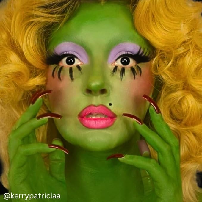 Mehron Makeup Foundation Greasepaint | Stage, Face Paint, Body Paint, Halloween Makeup 1.25 oz (38 g) (GREEN)-BrightBean Baby