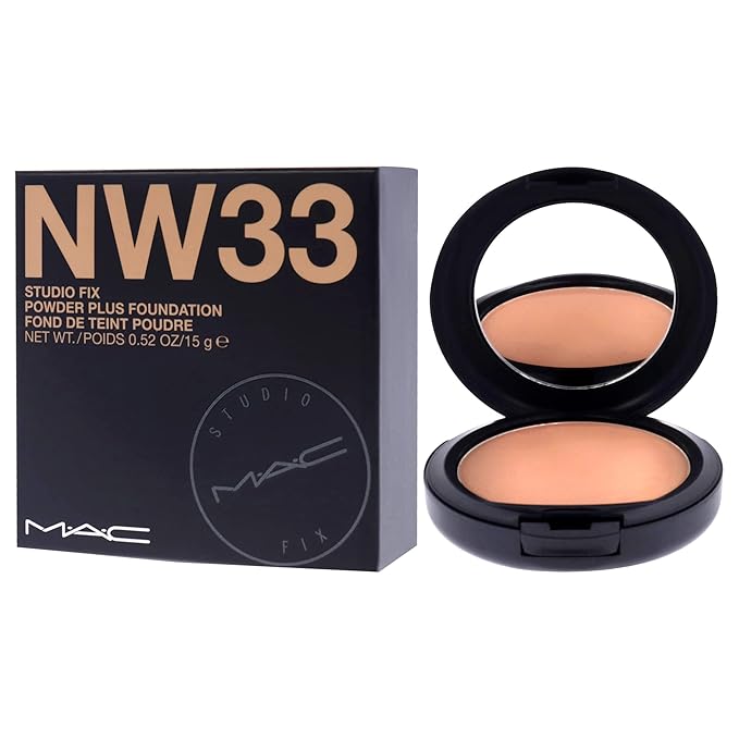 Mac Studio Fix Powder Plus Foundation Nw33 15gm/0.52 Oz-BrightBean Baby