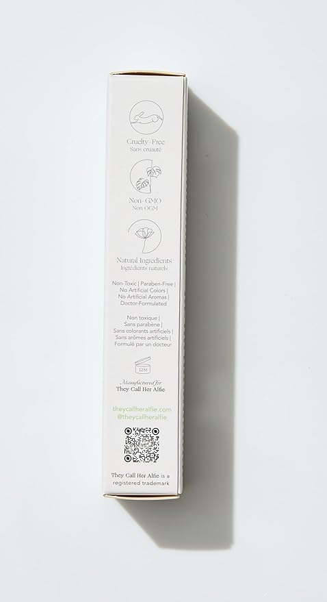 Alfie Hyaluronic Acid Lip Booster -Pear Flavor -15ml/0.5 Fl. Oz -Peptide Lip Treatment -Lip Plumper and Filler -Lip Serum and Moisturizer -Hydrating Treatment for Lip Volume -Vegan Friendly, Non-Toxic-BrightBean Baby