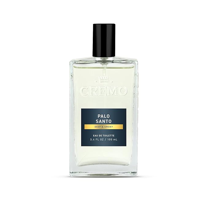 Cremo Cologne for Men - Palo Santo Mens Cologne Spray - A Combination of Bright Cardamom, Dry Papyrus and Aromiatic Palo Santo, Fragrances For Men, 3.4 Fl Oz-BrightBean Baby