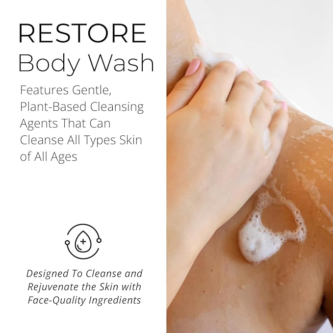 Doctor Rogers Hydrating Body Wash, Moisturizing Shower Cleanser, Dermatologist-Created Bath Soap For Women & Men, Cleanses & Repairs the Skin Barrier, Paraben & Sulfate-Free, 236 ml / 8 fl oz-BrightBean Baby