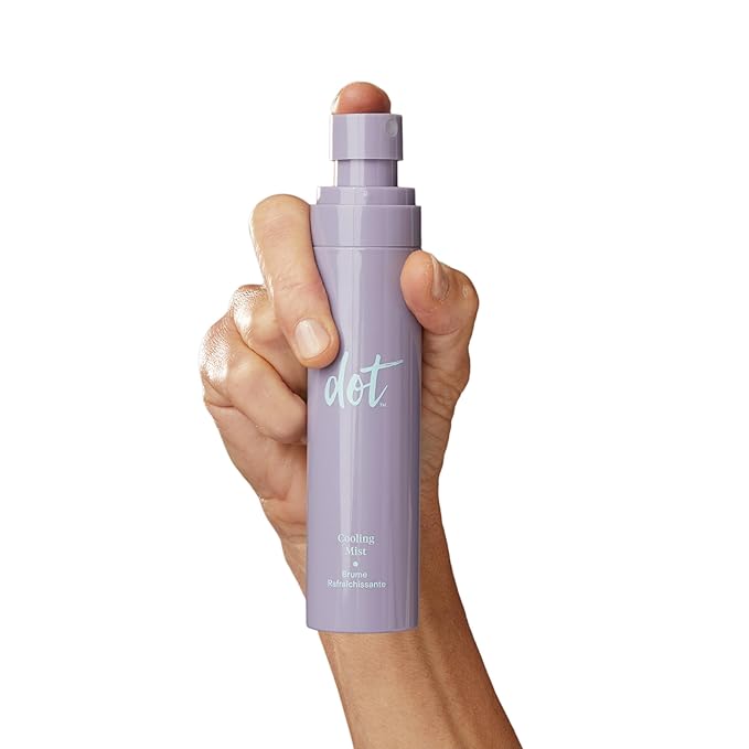 dot Cooling Facial Mist With Vitamin C, Plant-Based Antioxidants & Skin Revitalizing Feminage - Face Mist that Moistures, Rejuvenates & Clarifies – For All Skin Types – Menopause Skincare - 3.4 oz-BrightBean Baby