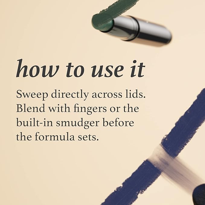 Julep Eyeshadow 101 Cream-to-Powder Waterproof Shadow Stick – Pearl Shimmer – Long-Lasting, Crease-Proof, Light Golden-Beige Shimmer Cream Eyeshadow with Built-in Smudger