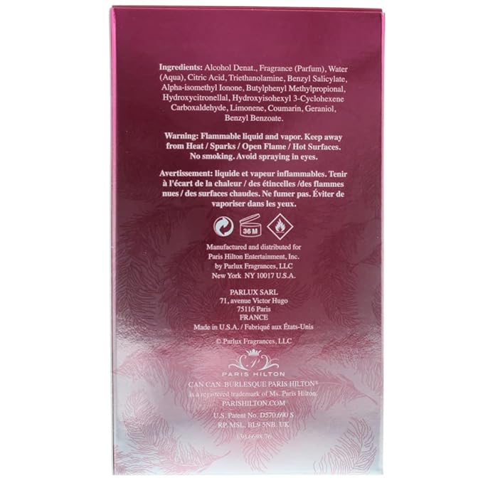 Paris Hilton Can Can Burlesque Eau De Toilette Spray for Women, 3.4 Ounce (Pack of 3)-BrightBean Baby