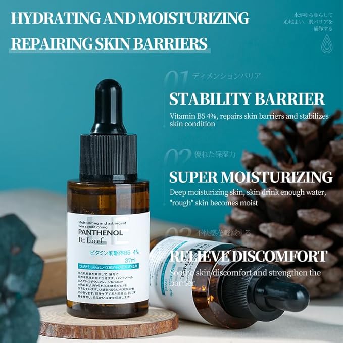 4% Vitamin B5 Face Serum 37ml / Niacinamide, Antioxidant, Reduces Wrinkles, Improves Elasticity,-BrightBean Baby