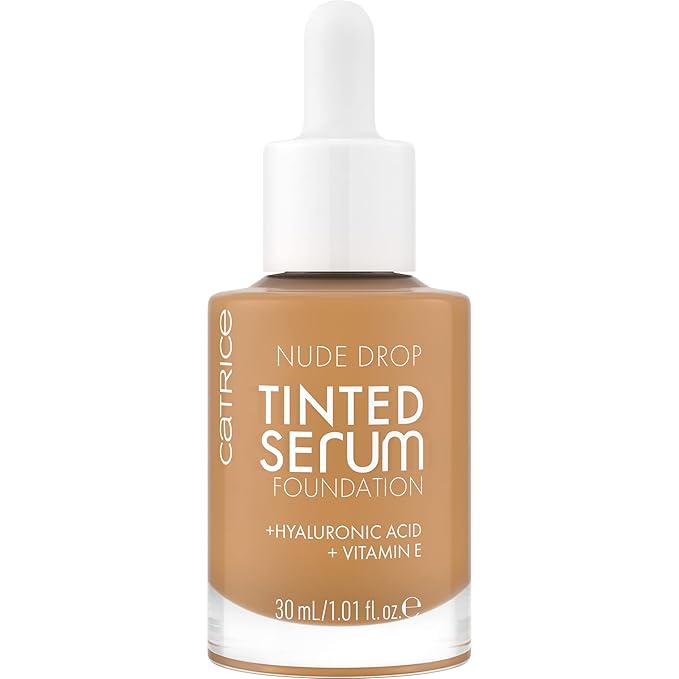 Catrice | Nude Drop Tinted Serum Foundation | Lightweight, Hydrating, Buildable Coverage | Enriched with Hyaluronic Acid & Vitamin E | Vegan & Cruelty Free (065N)-BrightBean Baby
