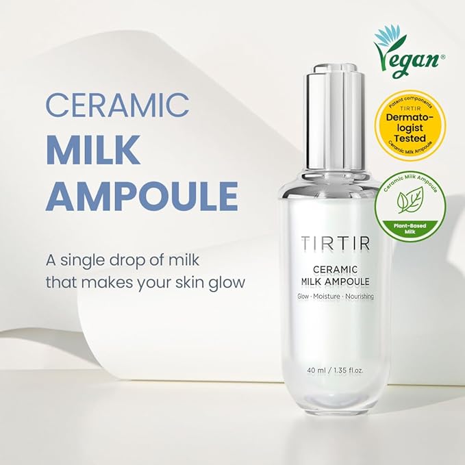 TIRTIR Ceramic Milk Ampoule (1.35 Fl Oz)-BrightBean Baby