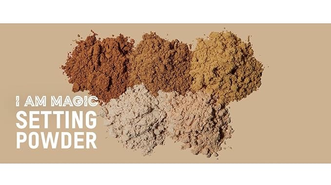 Juvia's Place I Am Magic Loose Setting Powder Kalahari - Flawless Finishing Powder, Compact Face Powder, Shine-Control Powder Makeup, Powder Foundation, Setting Powder Makeup, Loose Powder Makeup-BrightBean Baby