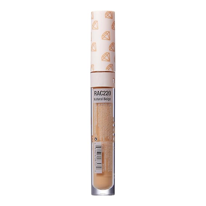 Ruby Kisses All Day Concealer Lightweight Full Coverage Multi-Use Concealer 0.13 Fl Oz (Natural Beige)-BrightBean Baby