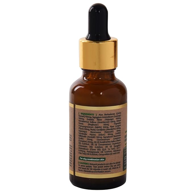 Roots & Herbs Ayurvedic Natural Treatment 100% Vegan No Paraben Lavang Rehydrating Skin Moisturizer Elixir for Men- 50 ML-BrightBean Baby