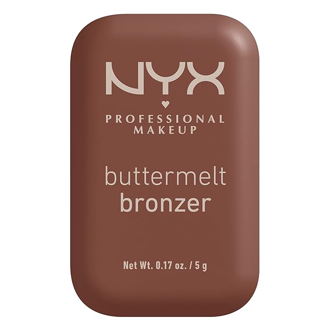 NYX PROFESSIONAL MAKEUP Matte Buttermelt Bronzer, Longwear Face Makeup with Up to 12 Hours of Wear, Vegan Formula - Do Butta-BrightBean Baby