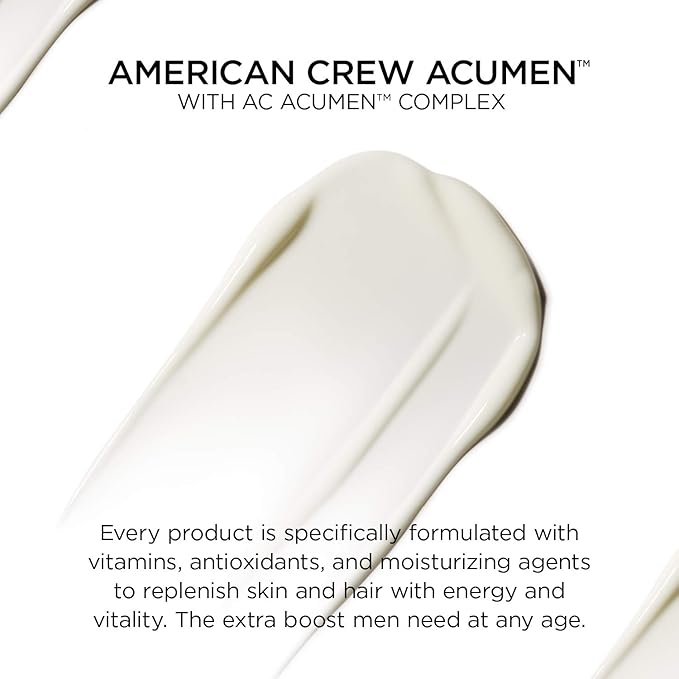American Crew Men's Moisturizing Gel and Essential Travel Kit with Shampoo, Shave Cream, Gel by American Crew Acumen-BrightBean Baby