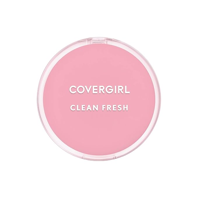 COVERGIRL Clean Fresh Pressed Powder, Light, 0.35 Oz-BrightBean Baby