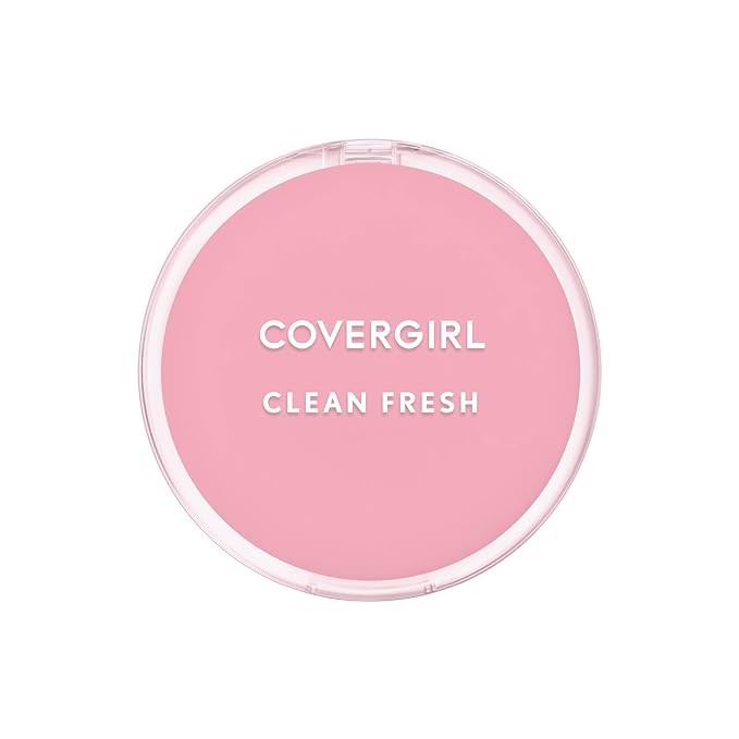 COVERGIRL Clean Fresh Pressed Powder, Tan, 0.35 Oz-BrightBean Baby
