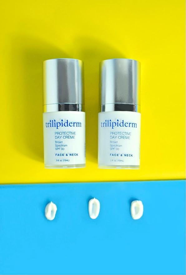 Trilipiderm Rehydration Night Créme .5oz + Protective Day Créme Broad Spectrum SPF 30 .5oz Travel/Trial Size Transformative, moisture-rich crème with hyaluronic acid and Retinol-BrightBean Baby