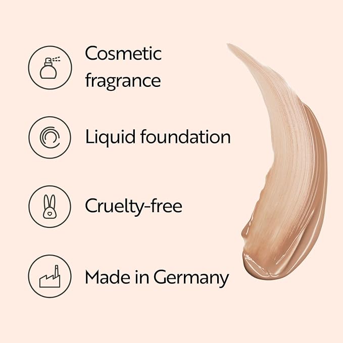 M. Asam MAGIC FINISH Supercharge Serum Foundation Creamy Nude (1.01 Fl Oz) - Moisturizing Make Up & Firming Face Serum In One, Anti-aging CC Cream With Optimal Coverage & Hyaluronic Acid-BrightBean Baby
