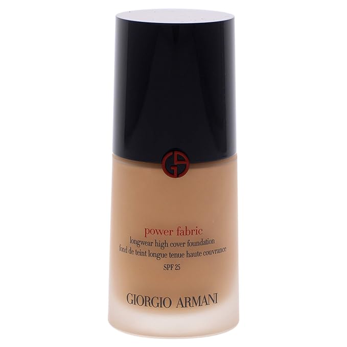 Giorgio Armani Power Fabric Longwear High Cover Foundation SPF 25 - 5.75 Women Foundation 1 oz-BrightBean Baby