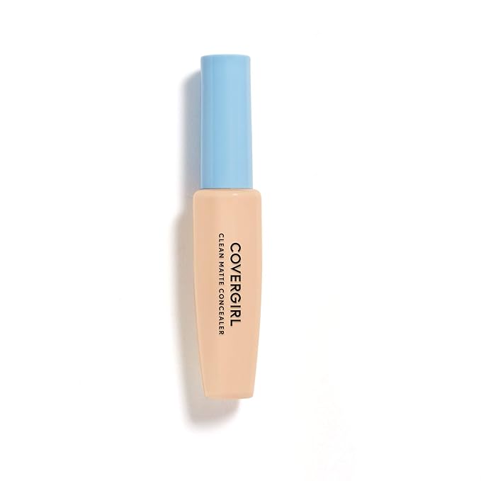 COVERGIRL - Clean Matte Concealer, Oil-Free, Lightweight Formula, Blendable, Natural-Looking Coverage, 100% Cruelty-Free (Pack of 2)-BrightBean Baby