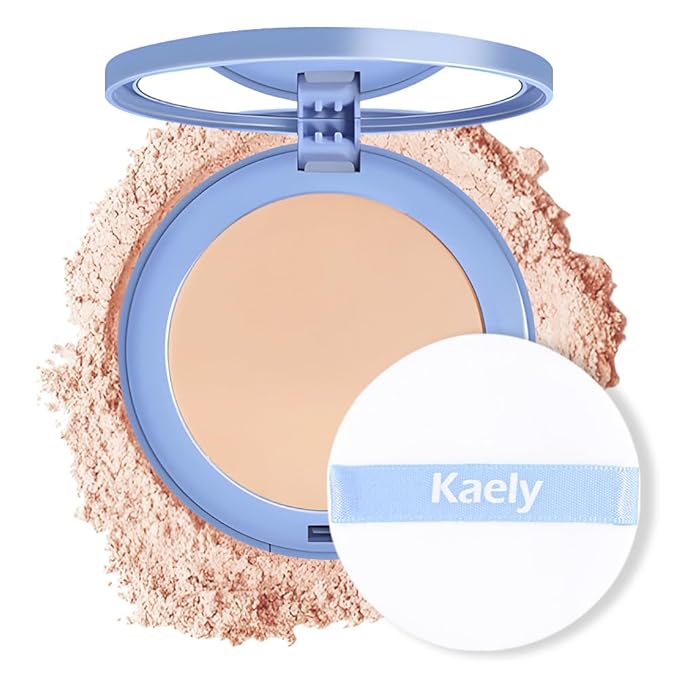 Oil Control Matte Perfection Face Pressed Powder, Matte Smooth Flawless Setting Powder Makeup, Polvo Compacto De Maquillaje, Waterproof Long Lasting, Cruelty Free, 0.35Oz(130 True Beige, 1)-BrightBean Baby