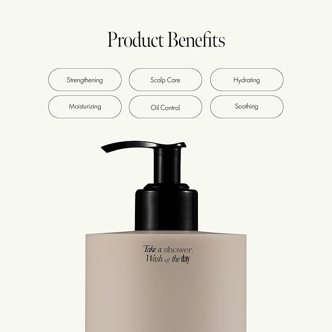 Vegan Nourishing Scalp Shampoo with Black Tea, Hyaluronic & Amino Acids to Strengthen Scalp Barrier, Creamy Woody Scent, Paraben, Sulfate & Silicone Free 450ml / 15.22 fl. Oz-BrightBean Baby