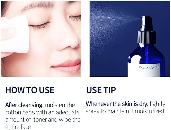 Pyunkang Yul Facial Mist Toner 3.4 Fl. Oz - Face Moisturizer Skin Care Korean Spray Toner for Oily and Combination Skin Types - Astringent for Face Certified as a Zero-Irritation - Watery Texture-BrightBean Baby
