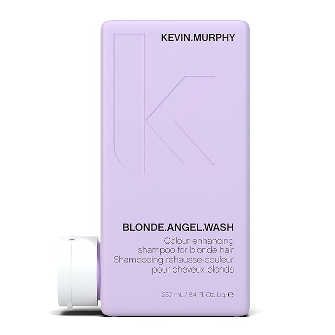 KEVIN.MURPHY BLONDE.ANGEL.WASH - Blonde Shampoo - Purple Shampoo for Blonde & Grey Hair - Colour Enhancement Hair Care - Colour Safe - Paraben & Sulphate Free - 250 mL /8.4 fl oz-BrightBean Baby