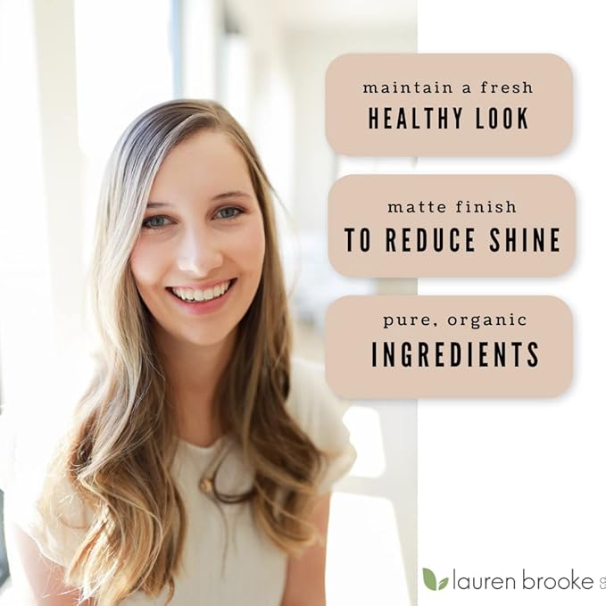 Lauren Brooke Cosmetiques Translucent Finishing Powder, Natural and Organic Makeup 9gram-BrightBean Baby