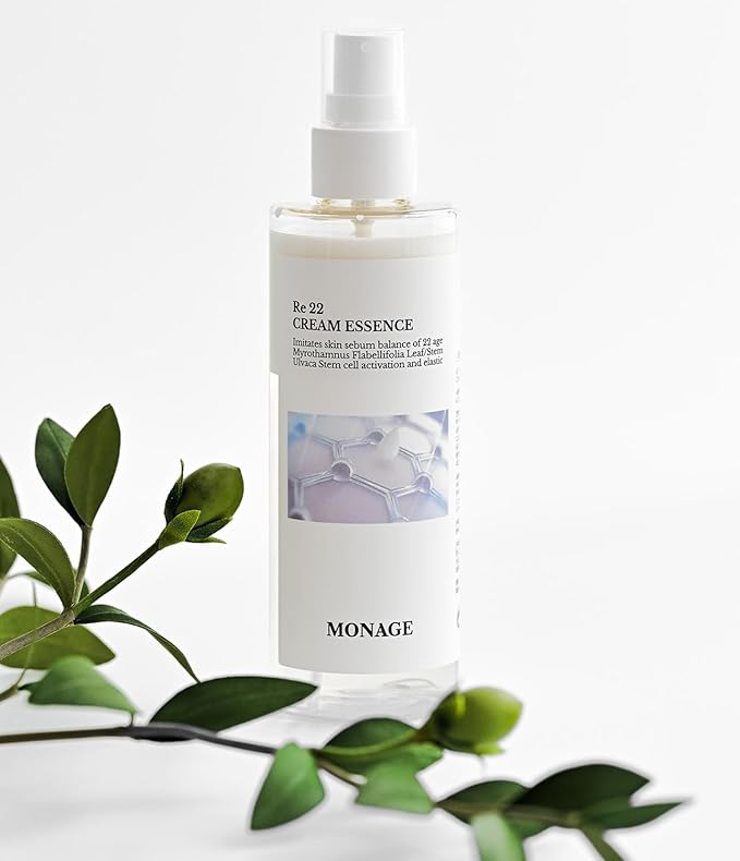 Re 22 Cream Essence – Korean Skin Care All-in-One Hydrating Spray with Resurrection Plant & Sea Lettuce Stem Cells for Youthful, Balanced Skin – Relaxing Gifts, 150ml / 5.07 fl. oz-BrightBean Baby