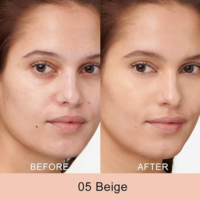 Kaely Color Correcting Concealer,Cream Pot Concealer Full Coverage,under Eye Concealer Palette for Conceals Dark Circles,Waterproof Foundation Face Makeup,05 Beige-BrightBean Baby