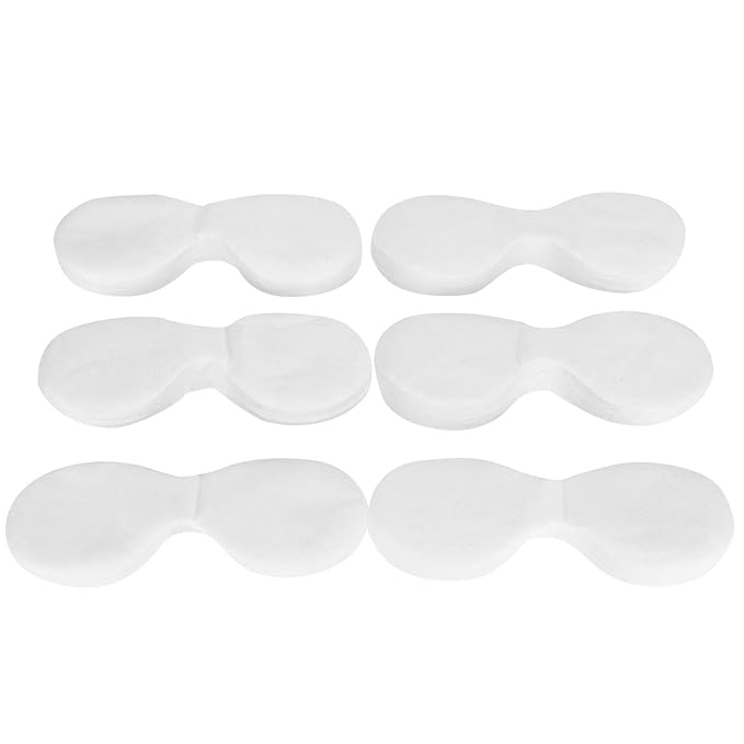 Eye Mask Paper, 600pcs Disposable Ultra-thin Eye Mask Paper DIY Beauty Salon Eye Mask Sheet DIY Eye Mask Paper Beauty Salon Eye Mask Sheet for Moisturizing Eye Care Tool Suitable for All Skin Types-BrightBean Baby